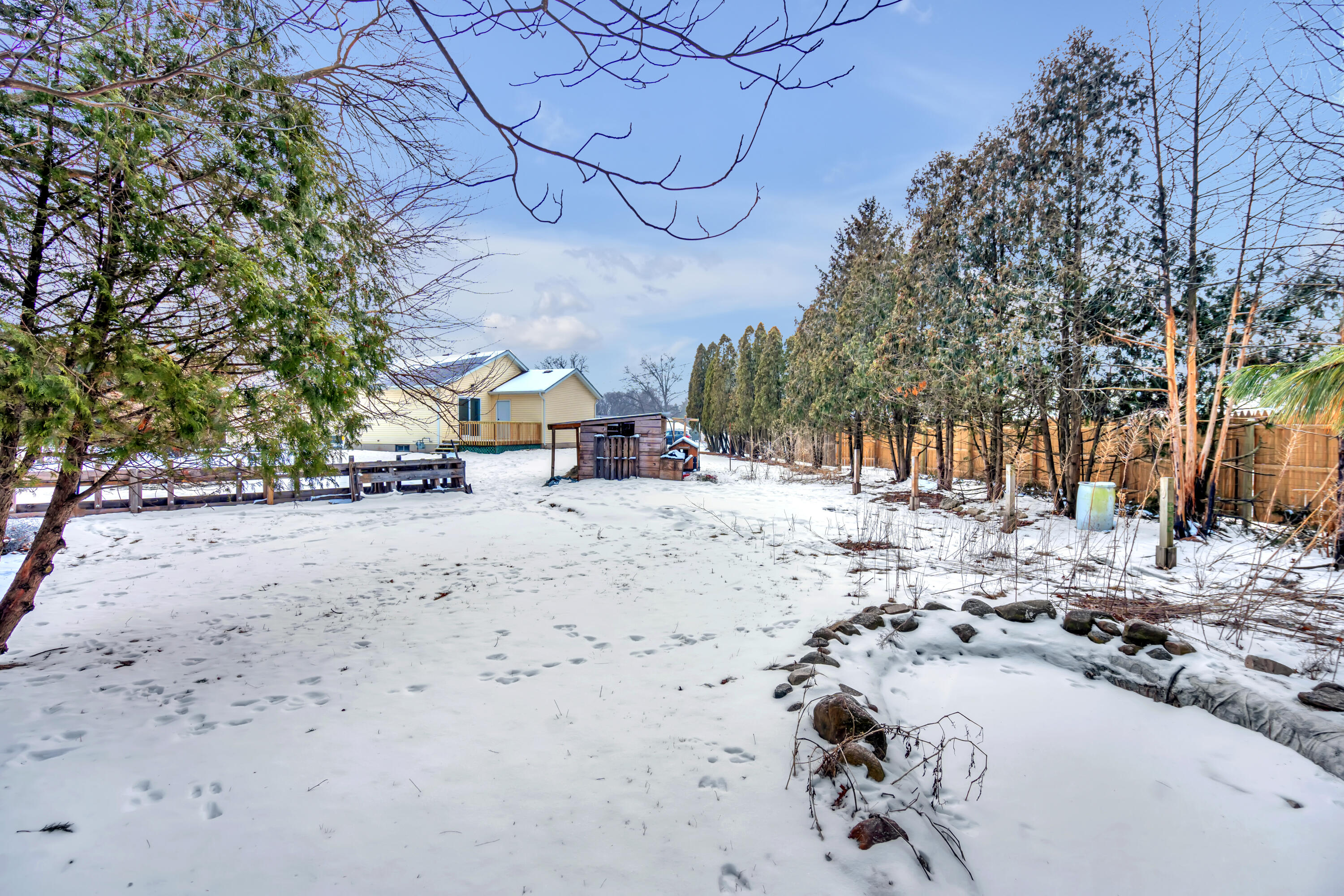 3902 North Explorer Lane Wheatfield, IN 46392 - Photo 30 of 34 a view of road with large trees