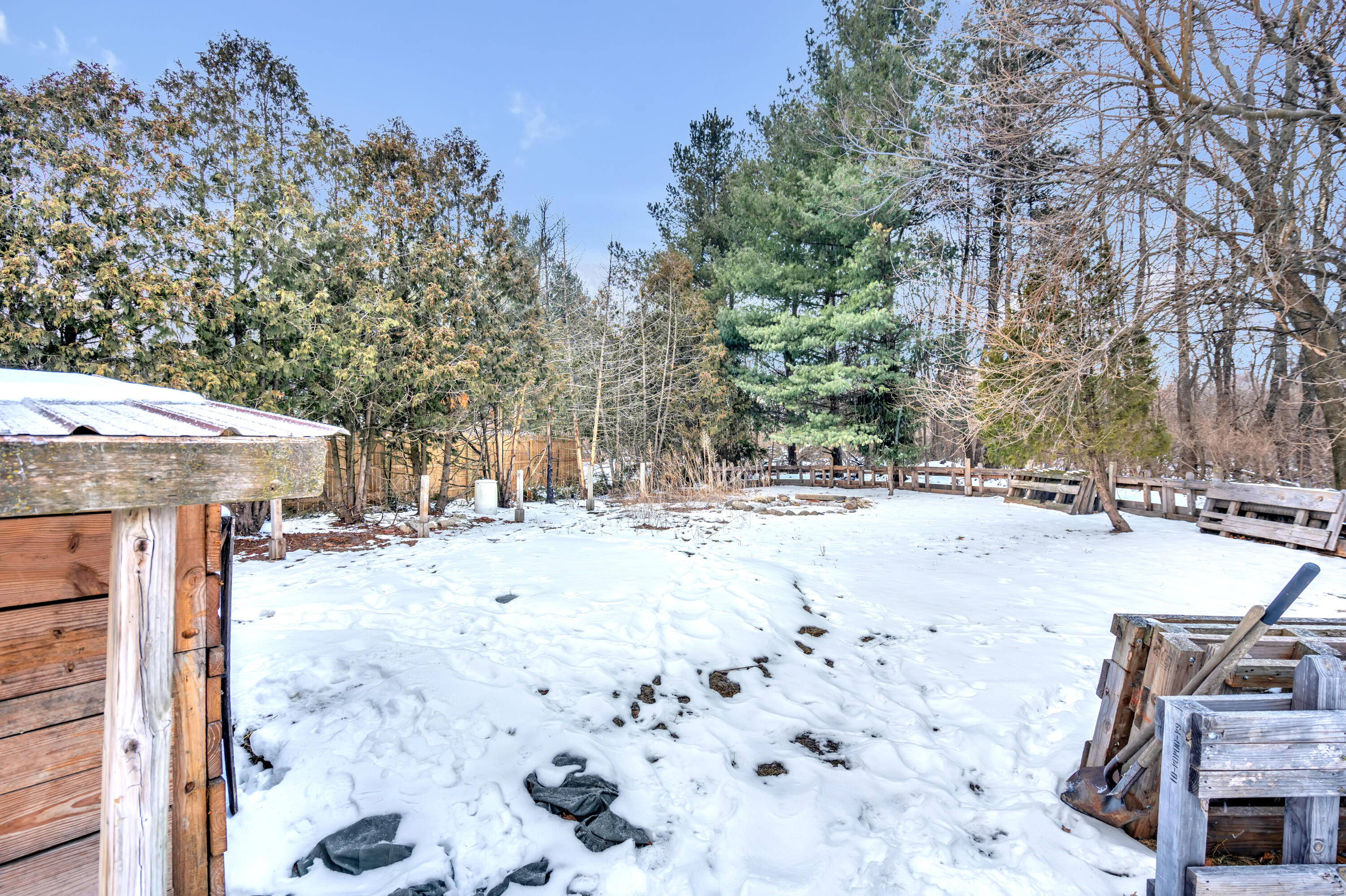 3902 North Explorer Lane Wheatfield, IN 46392 - Photo 33 of 34 a view of a backyard of the house