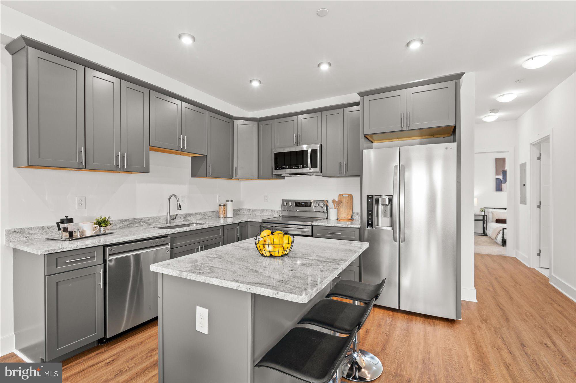 1940 3rd Street Northeast, Unit 12 Washington, DC 20002 - Photo 7 of 34 Large Kitchen Island - perfect for friends & food!