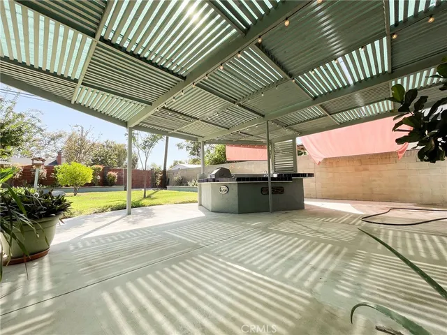 a view of a backyard of a house
