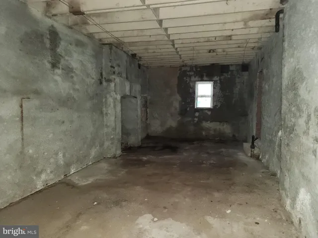 a view of a wooden door