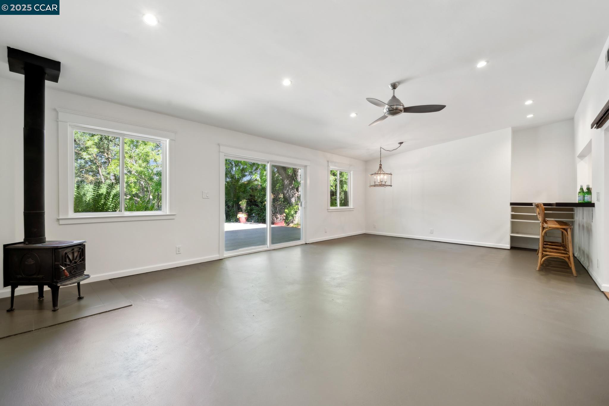 1069 Carol Lane Lafayette, CA 94549 - Photo 4 of 16 Family Room open to kitchen for inclusive experience and access to amazing entertainers private oasis