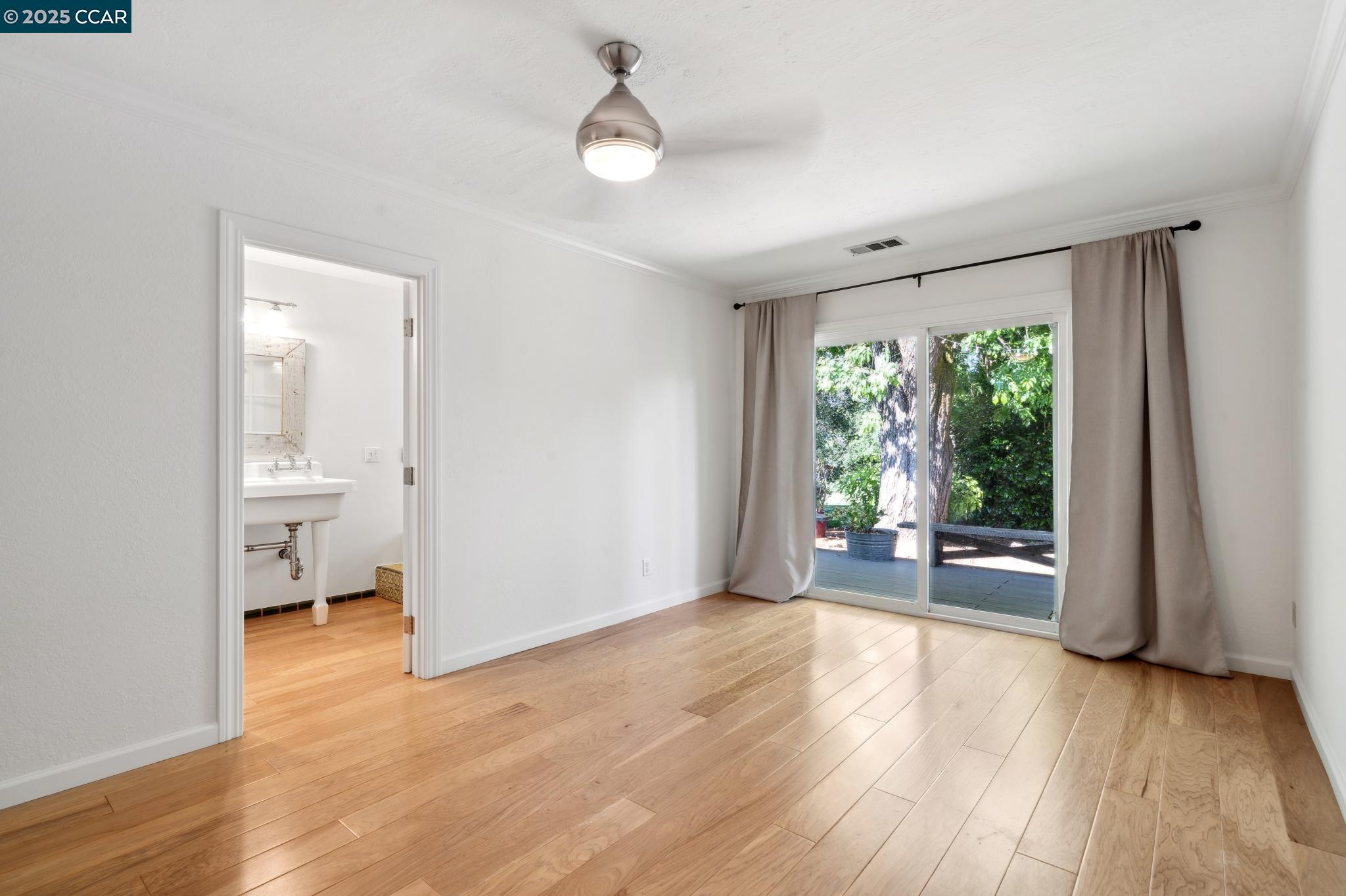 1069 Carol Lane Lafayette, CA 94549 - Photo 8 of 16 En-suite bath with shower over tub. Private access to back yard with plenty of natural light
