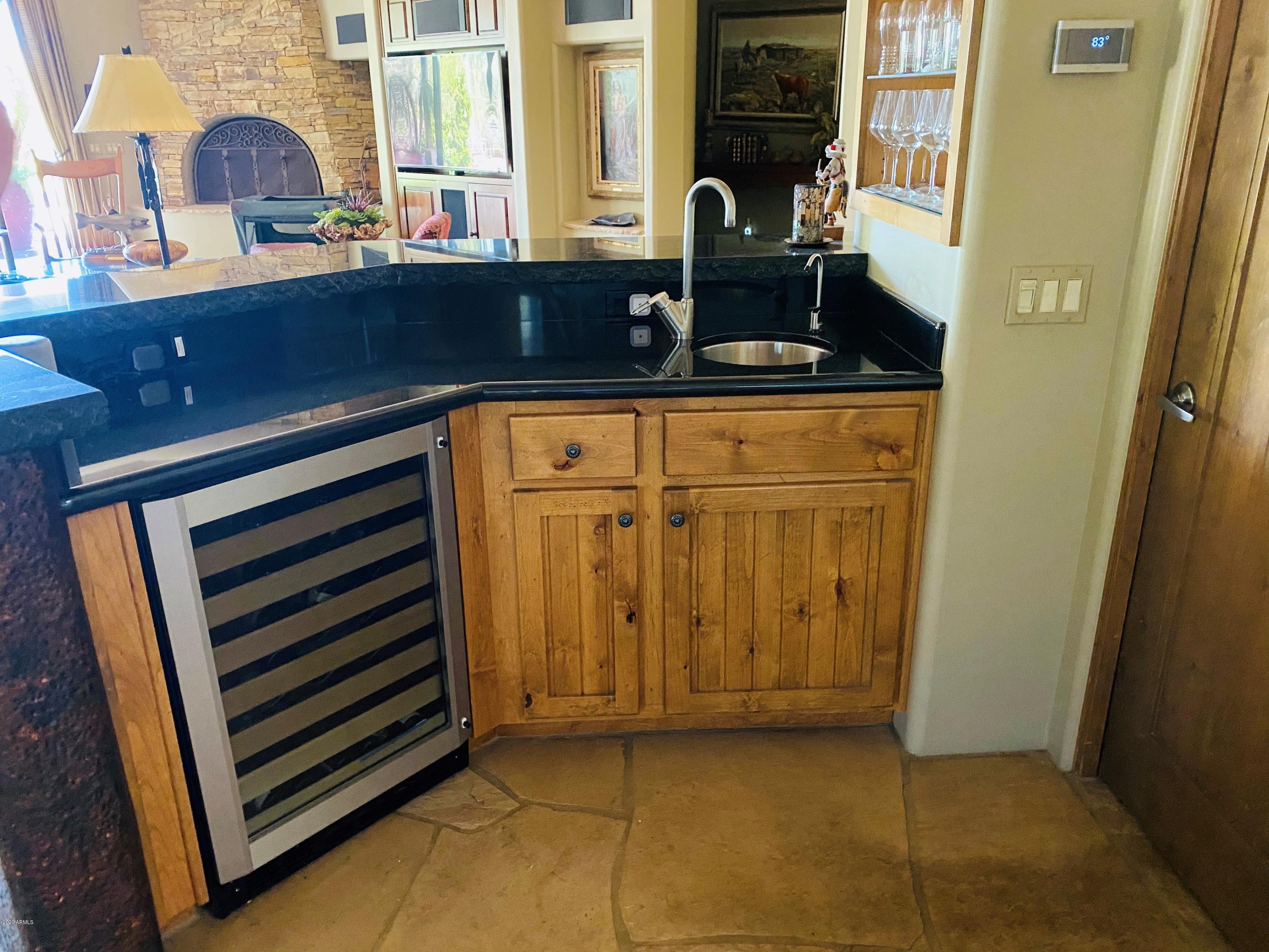 18940 East Picacho Road Rio Verde, AZ 85263 - Photo 15 of 47 Wine Cooler & Sink