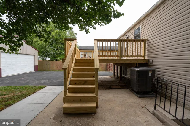 a view of a backyard with a garden