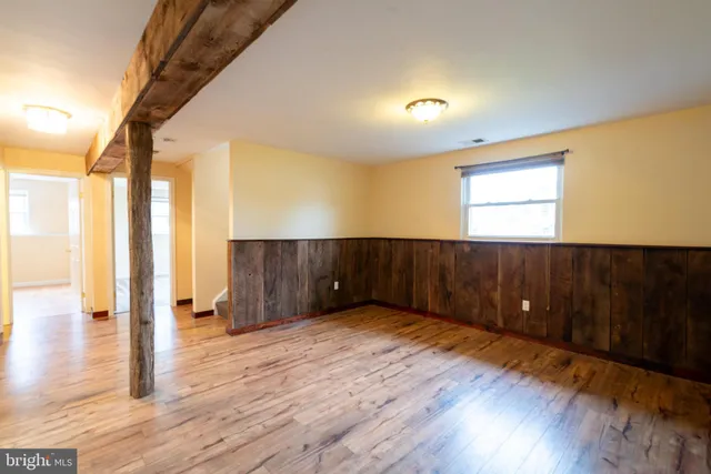 a view of wooden floor