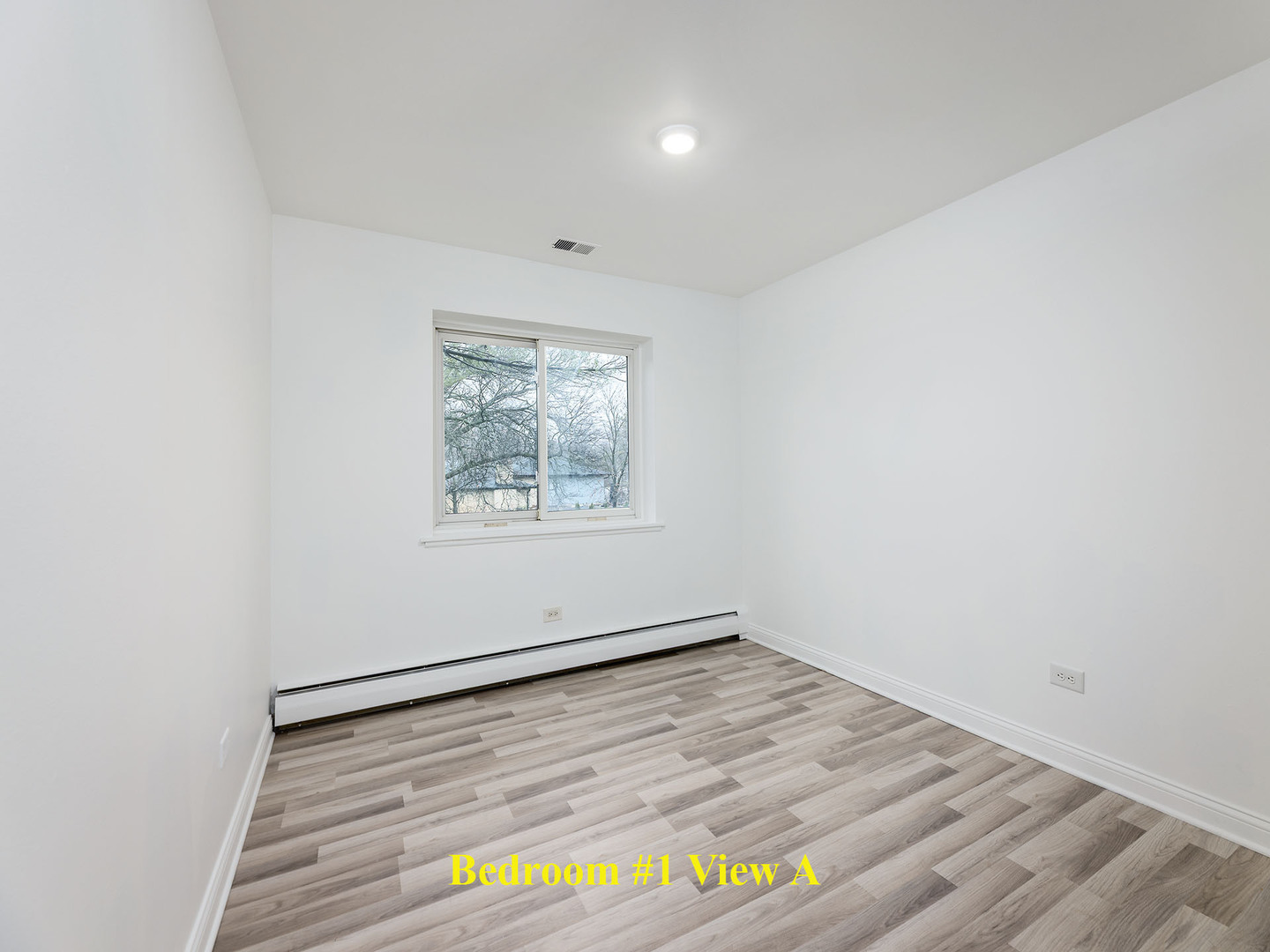 2315 East Olive Street, Unit 2B Arlington Heights, IL 60004 - Photo 13 of 30 an empty room with wooden floor and windows