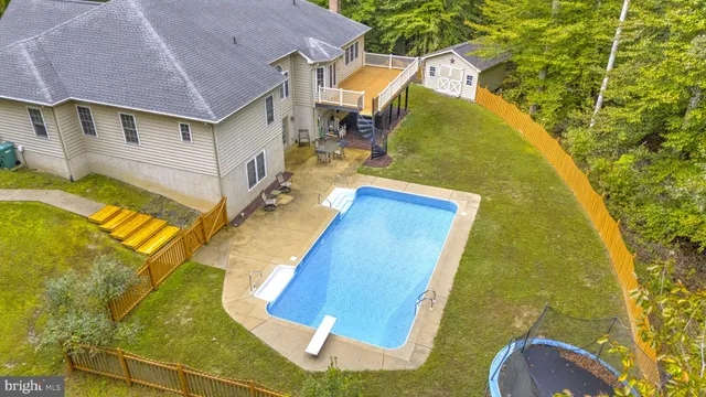 a view of a swimming pool