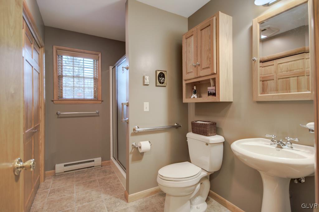 1100 Place Road Bethlehem, PA 18017 - Photo 11 of 26 Full Bath W/ Glass Shower on First Floor