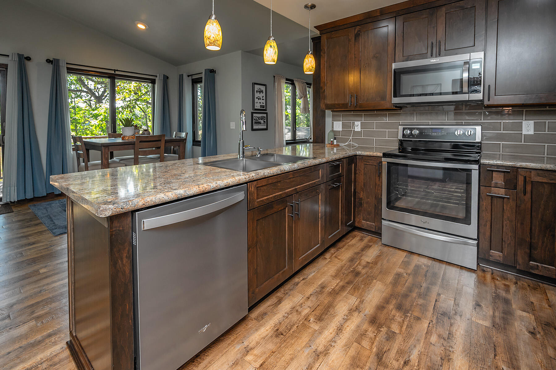 W5594 Briarwood Road Sugar Creek, WI 53121 - Photo 56 of 83 MIL/Nanny Suite Kitchen View