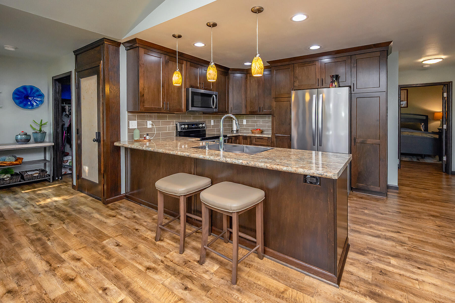 W5594 Briarwood Road Sugar Creek, WI 53121 - Photo 64 of 83 MIL/Nanny Suite Entrance View with WIC
