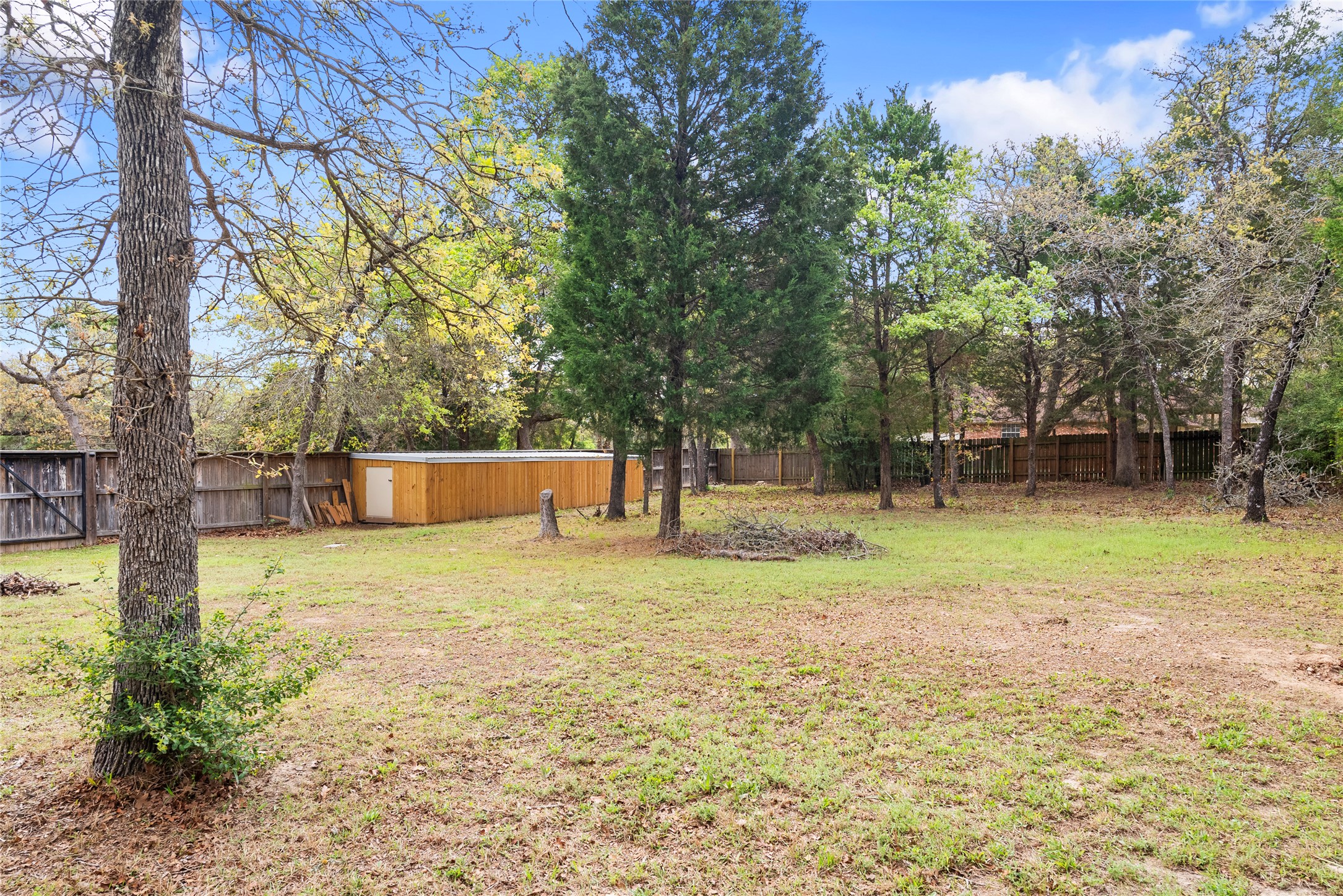 330 Arbors Circle Elgin, TX 78621 - Photo 29 of 36 a backyard of a house with lots of green space
