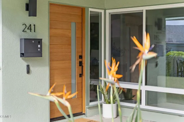 view of living room with washer and dryer