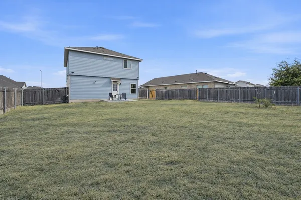 a house view with a outdoor space