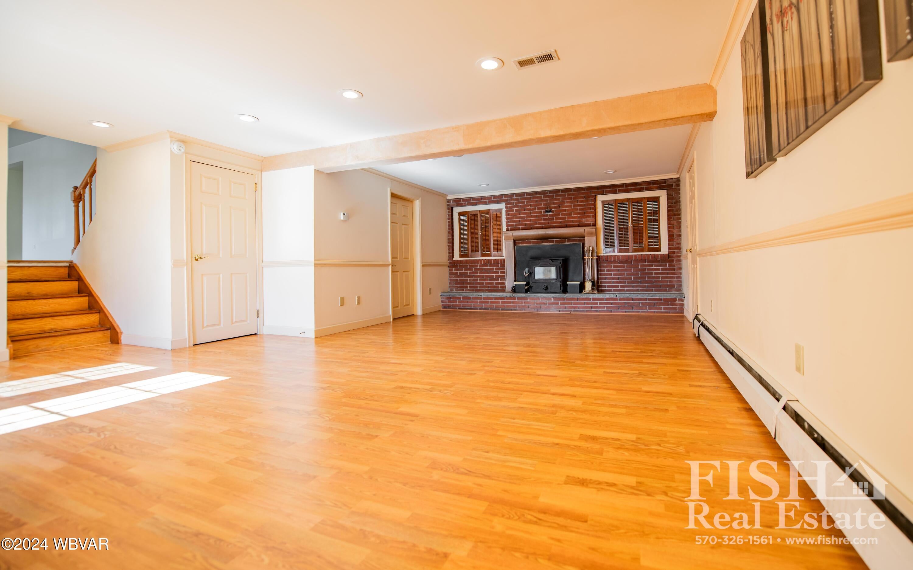 61 Cliffside Drive Williamsport, PA 17701 - Photo 26 of 32 Family Room with Wood Fireplace