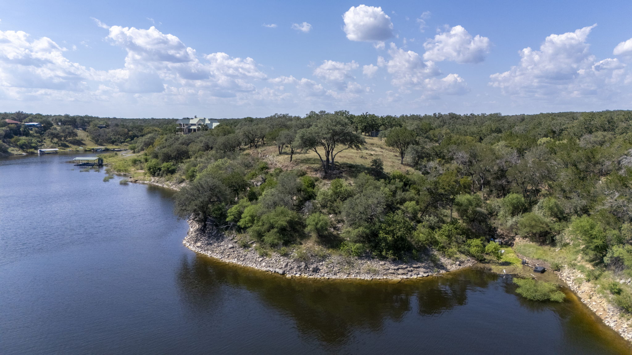 Tbd Singleton Road Marble Falls, TX 78654 - Photo 13 of 40 an aerial view of a house with a yard basket ball court and outdoor seating