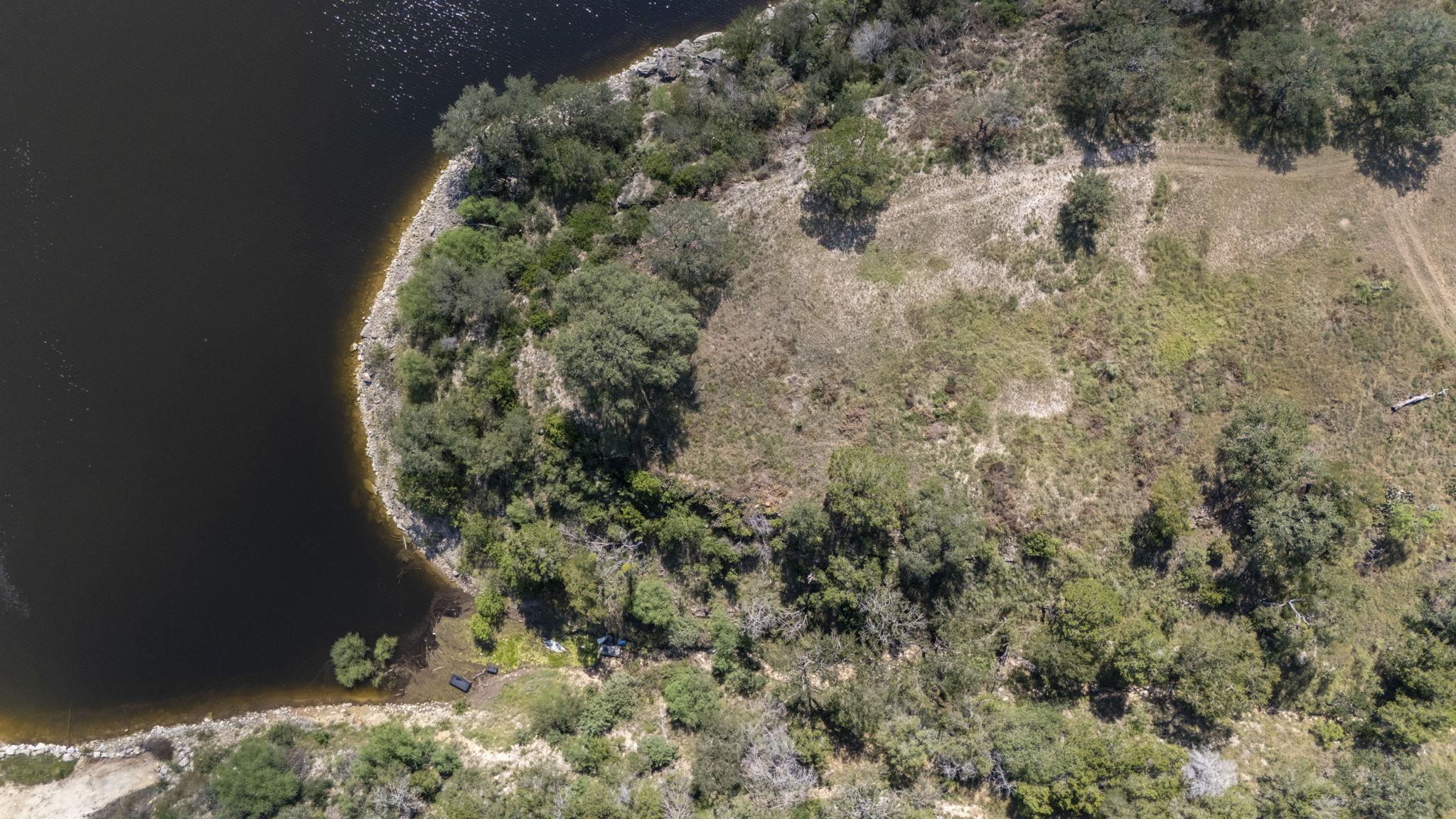 Tbd Singleton Road Marble Falls, TX 78654 - Photo 17 of 40 a view of a backyard of a house