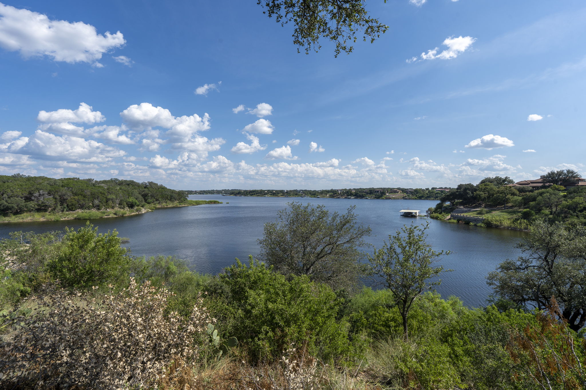 Tbd Singleton Road Marble Falls, TX 78654 - Photo 30 of 40 a view of a lake in middle of a forest