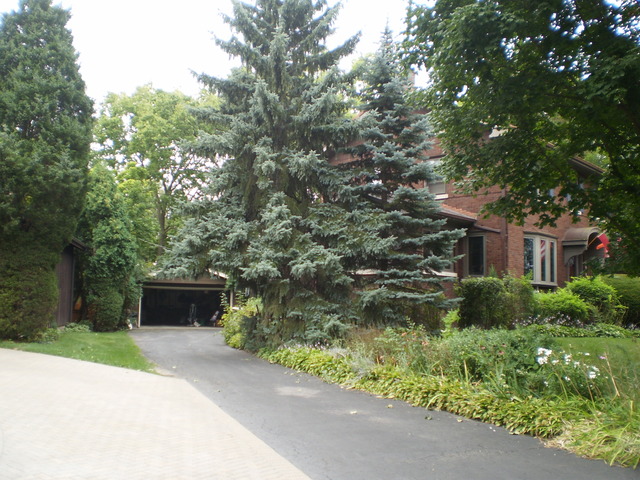 197 Longcommon Road Riverside, IL 60546 - Photo 24 of 25 a front view of a house with a yard and garage