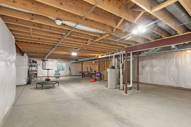 a view of storage and utility room