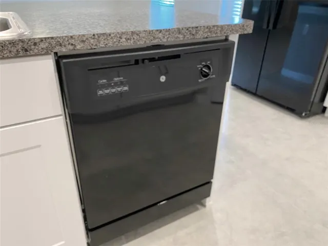 a close view of a fireplace