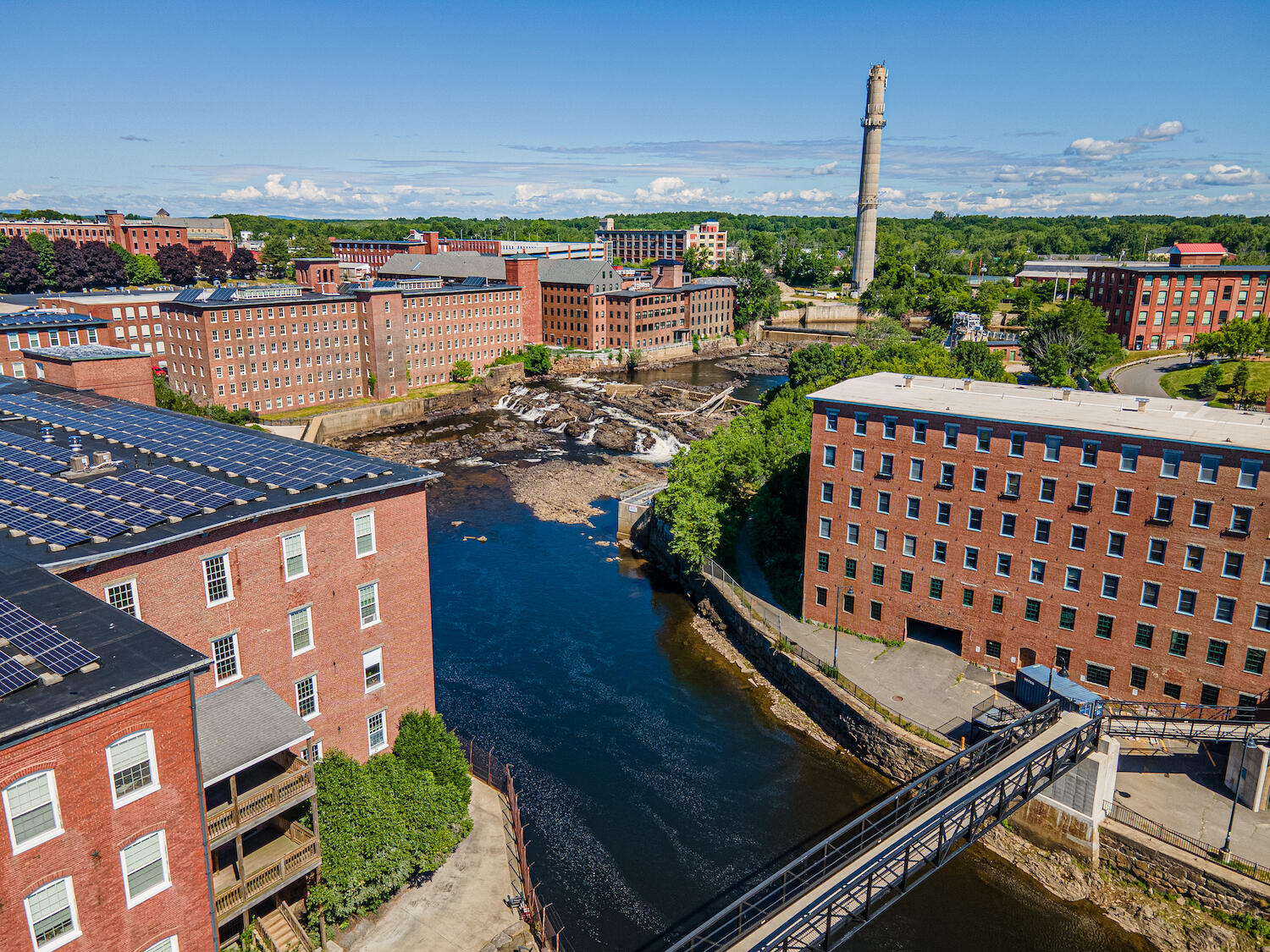 20 Upper Fls Road, Unit 502 Biddeford, ME 04005 - Photo 17 of 25 Aerial View from Riverwalk Bridge