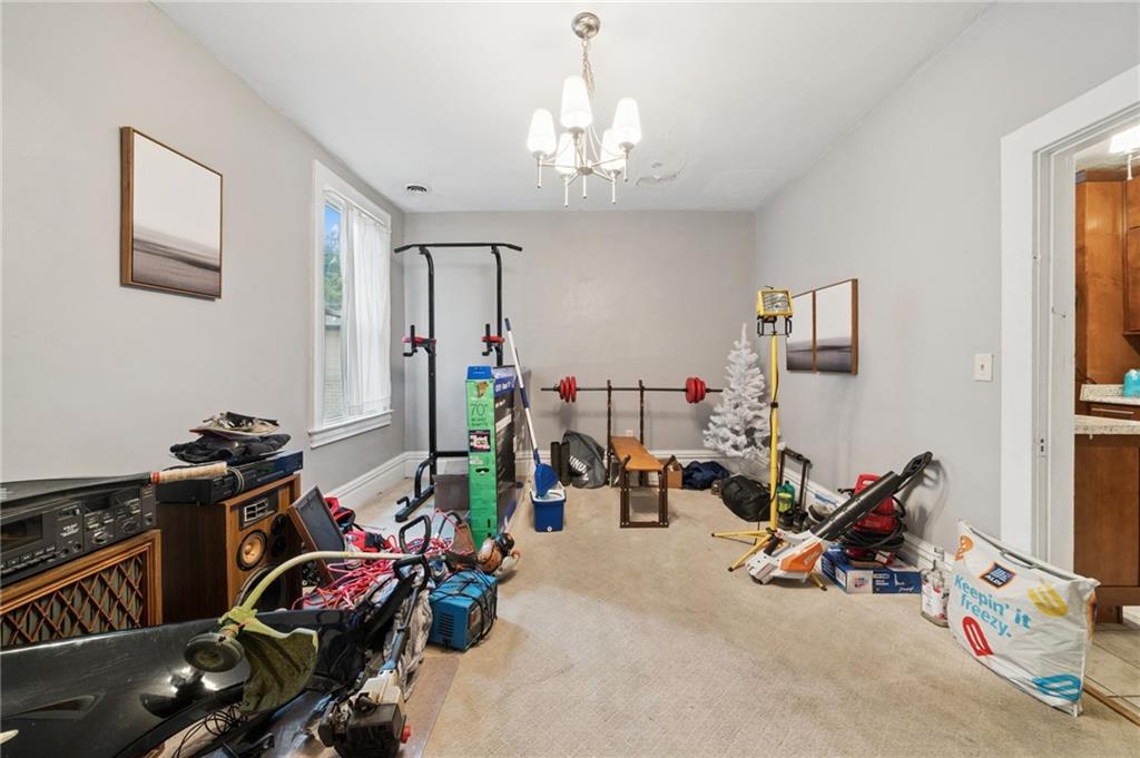 1523 Evergreen Road Pittsburgh, PA 15209 - Photo 21 of 35 a view of a room with gym equipment
