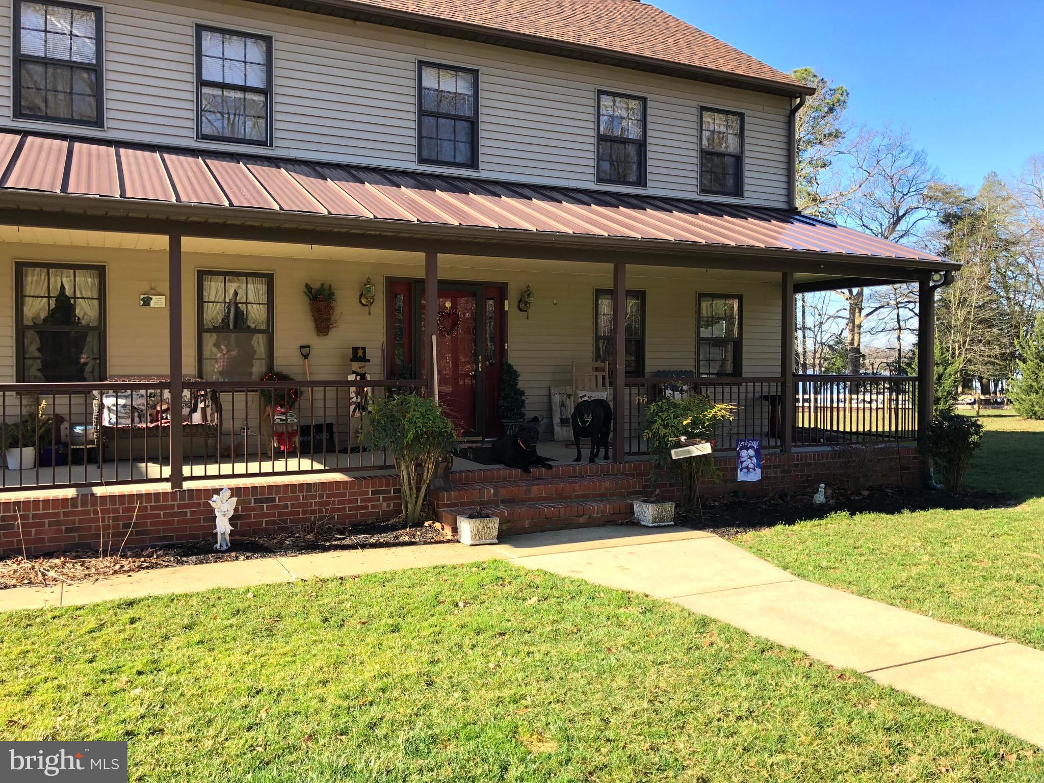 6311 Suicide Bridge Road Hurlock, MD 21643 - Photo 1 of 30 Exterior Front With Full Length Covered Porch