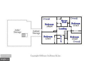 6311 Suicide Bridge Road Hurlock, MD 21643 - Photo 30 of 30 IFloor Plan - 2nd Floor