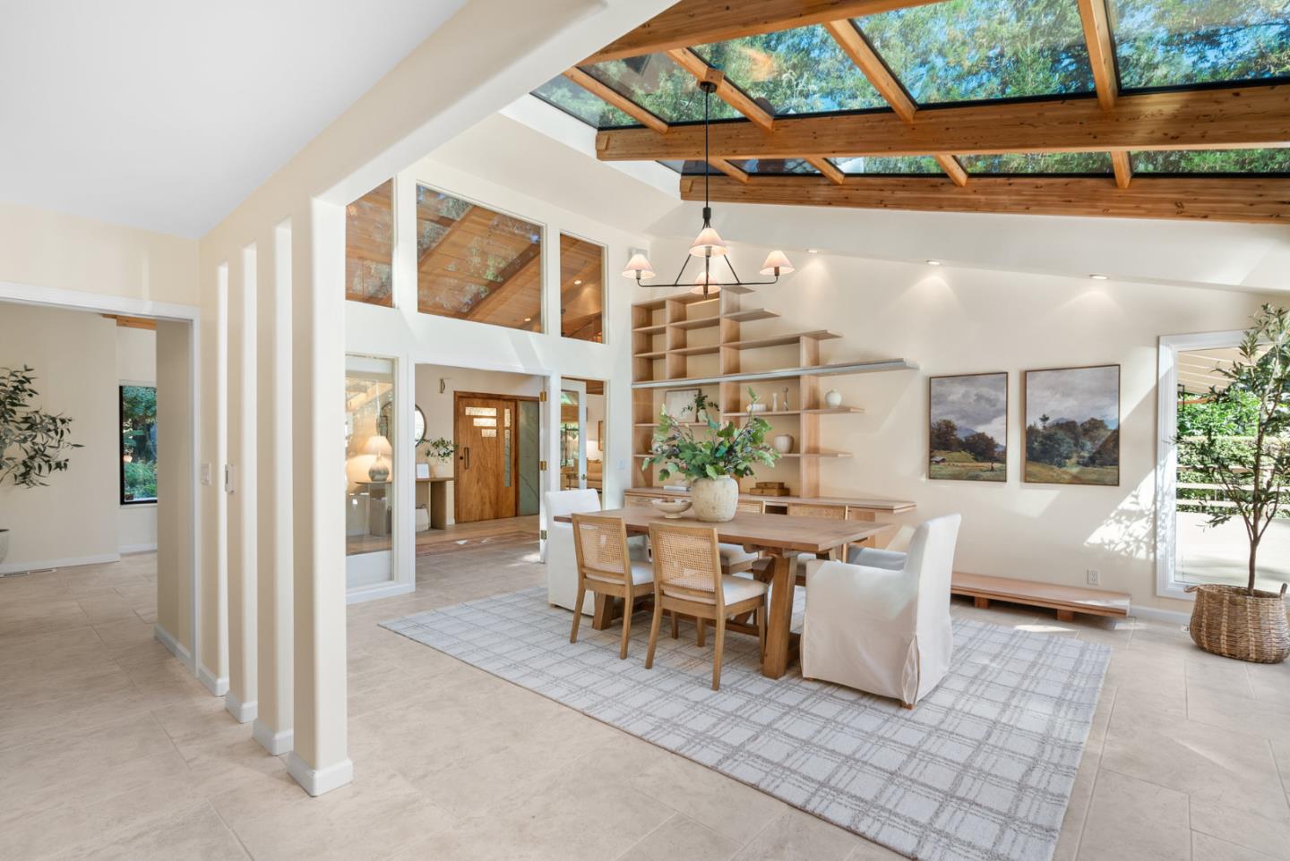 1695 Aptos Creek Road Aptos, CA 95003 - Photo 17 of 76 a view of a dining room with furniture window and outside view