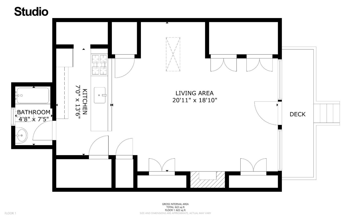 1695 Aptos Creek Road Aptos, CA 95003 - Photo 75 of 76 a picture of a room with a white wall and door