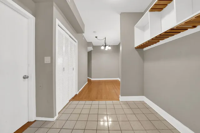 a view of an empty room