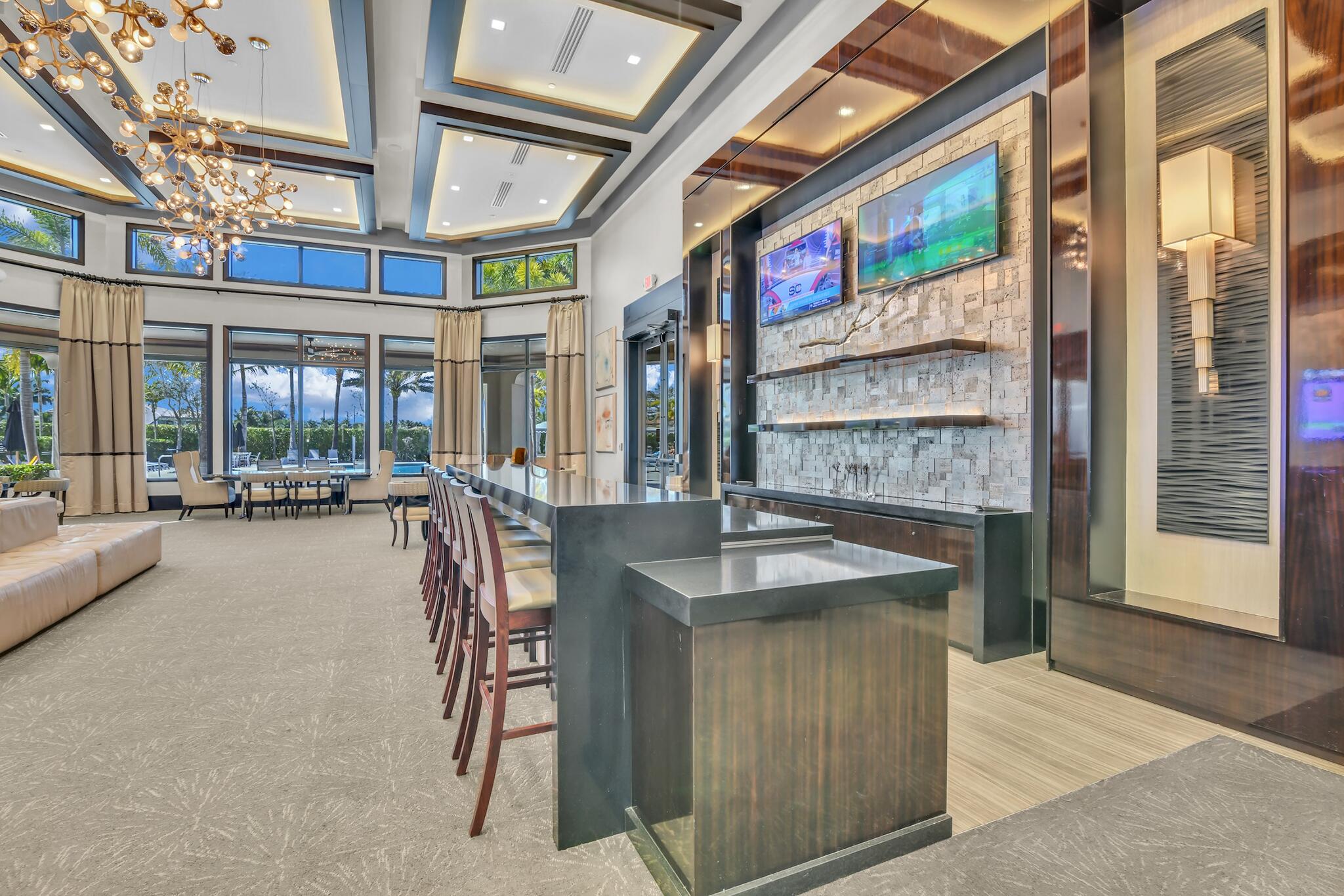 9577 Eden Roc Court Delray Beach, FL 33446 - Photo 38 of 53 Lounge Bar at Seven Bridges