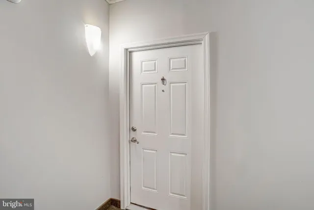 a view of a closet area