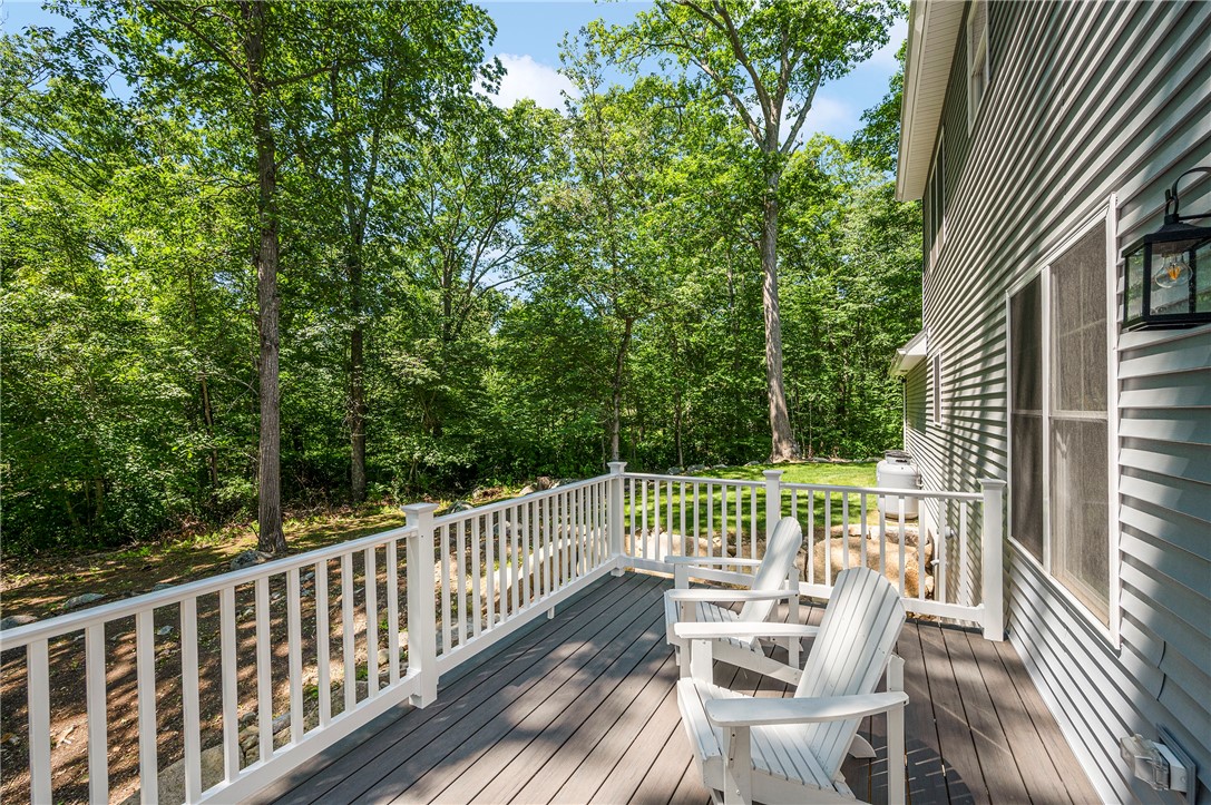 936 S Road East Greenwich, RI 02818 - Photo 27 of 31 Composite back deck with vinyl railings
