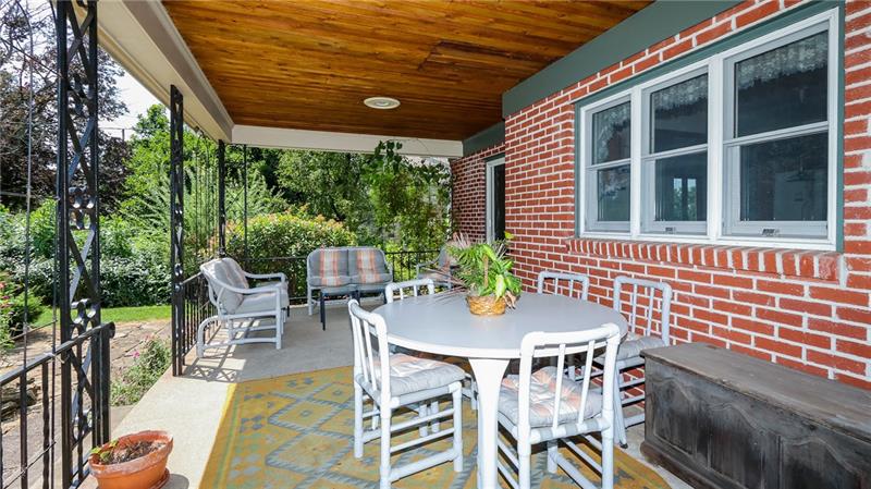29 Swallow Hill Road Carnegie, PA 15106 - Photo 24 of 25 What a fabulous gathering space the covered back porch is and big enough for a crowd.
