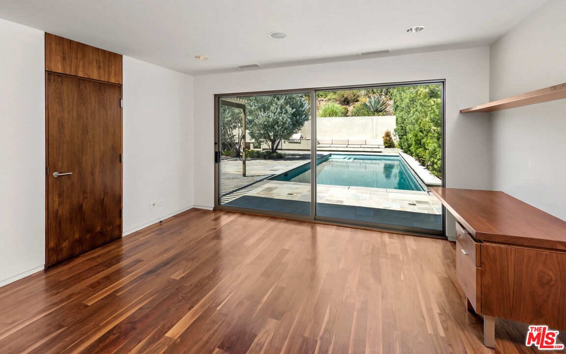 Undisclosed Address Los Angeles, CA 90068 - Photo 20 of 30 a view of a living room and hardwood floor