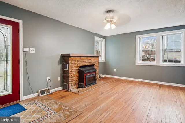 a view of an entryway door