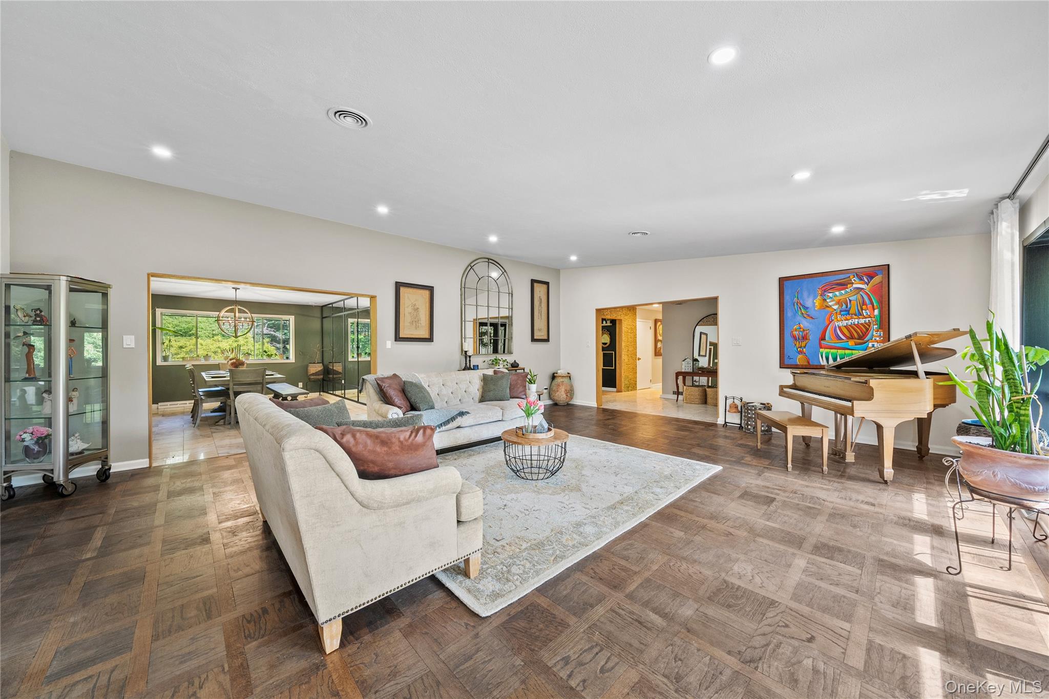 55 Rolling Hill Lane Old Westbury, NY 11568 - Photo 6 of 48 Living area with recessed lighting and baseboards
