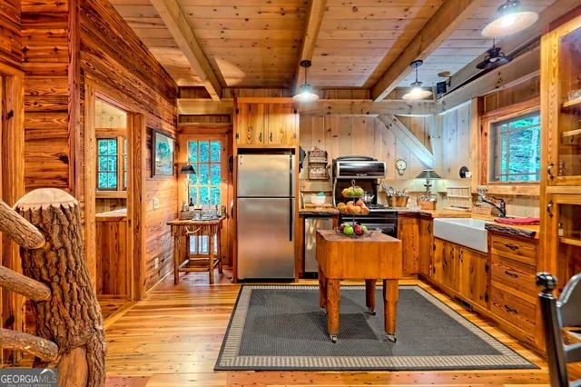 a view of house with garden space and street view