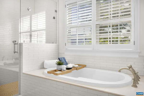 a view of lake with mountain