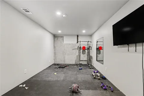 an entryway of a room