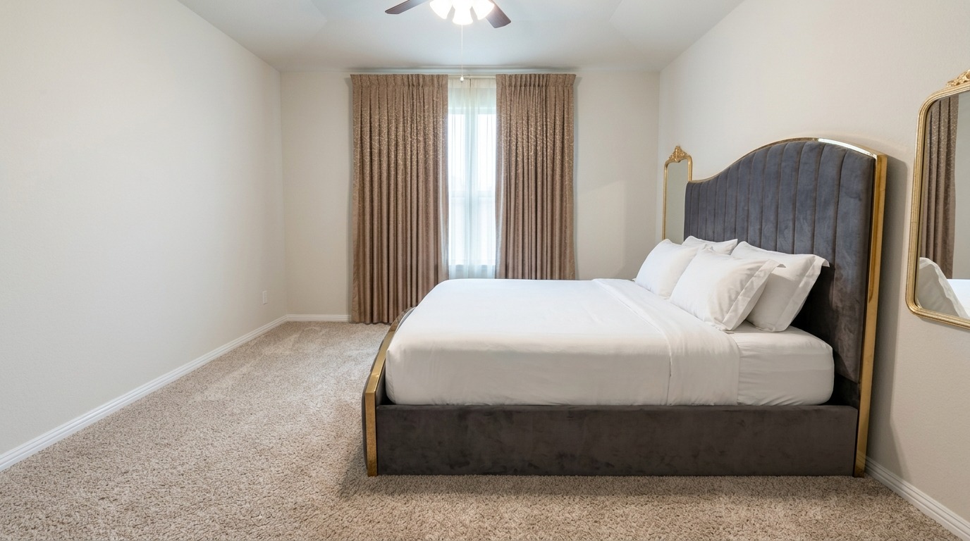 425 Shiner Lane Georgetown, TX 78626 - Photo 11 of 19 a bedroom with a bed and a window