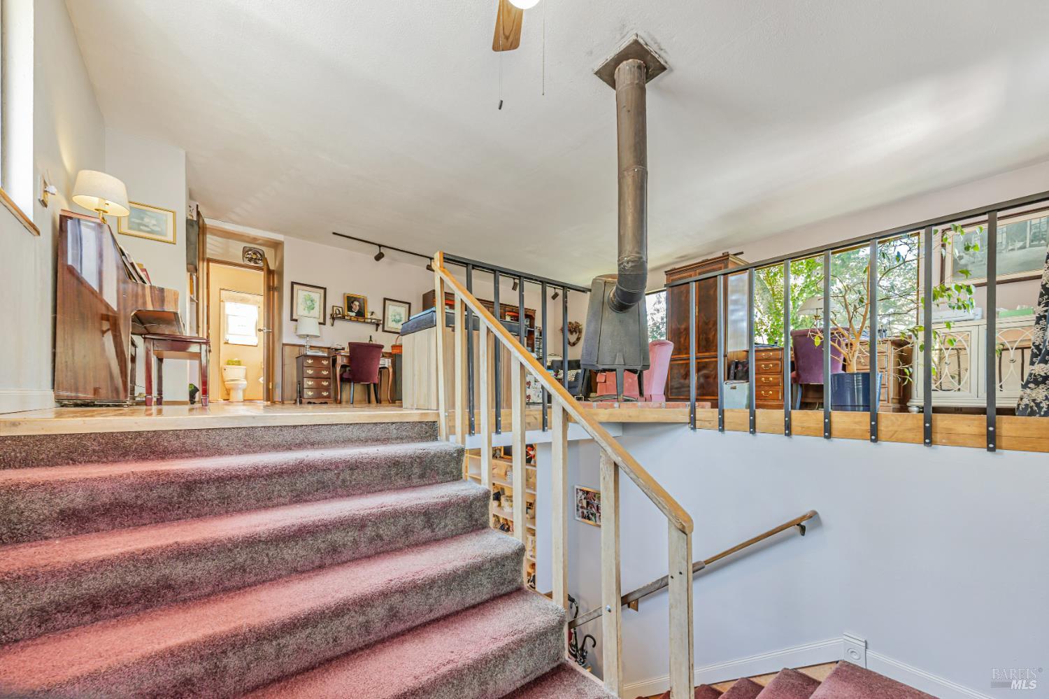 3590 Burnside Road Sebastopol, CA 95472 - Photo 34 of 69 Upstairs to master suite with its own private seating area