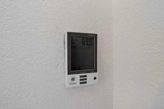 a view of a bathroom with a window