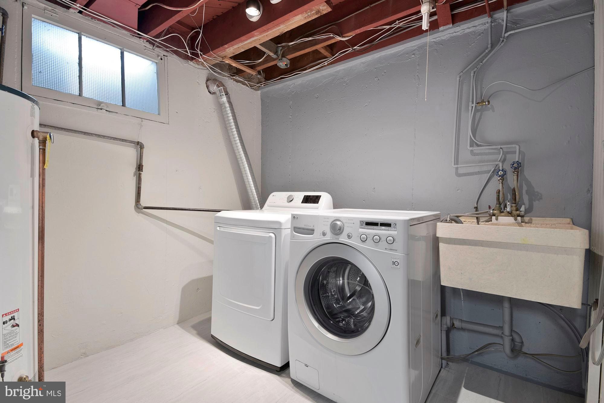 527 Yarmouth Road Towson, MD 21286 - Photo 33 of 61 Basement laundry and sink