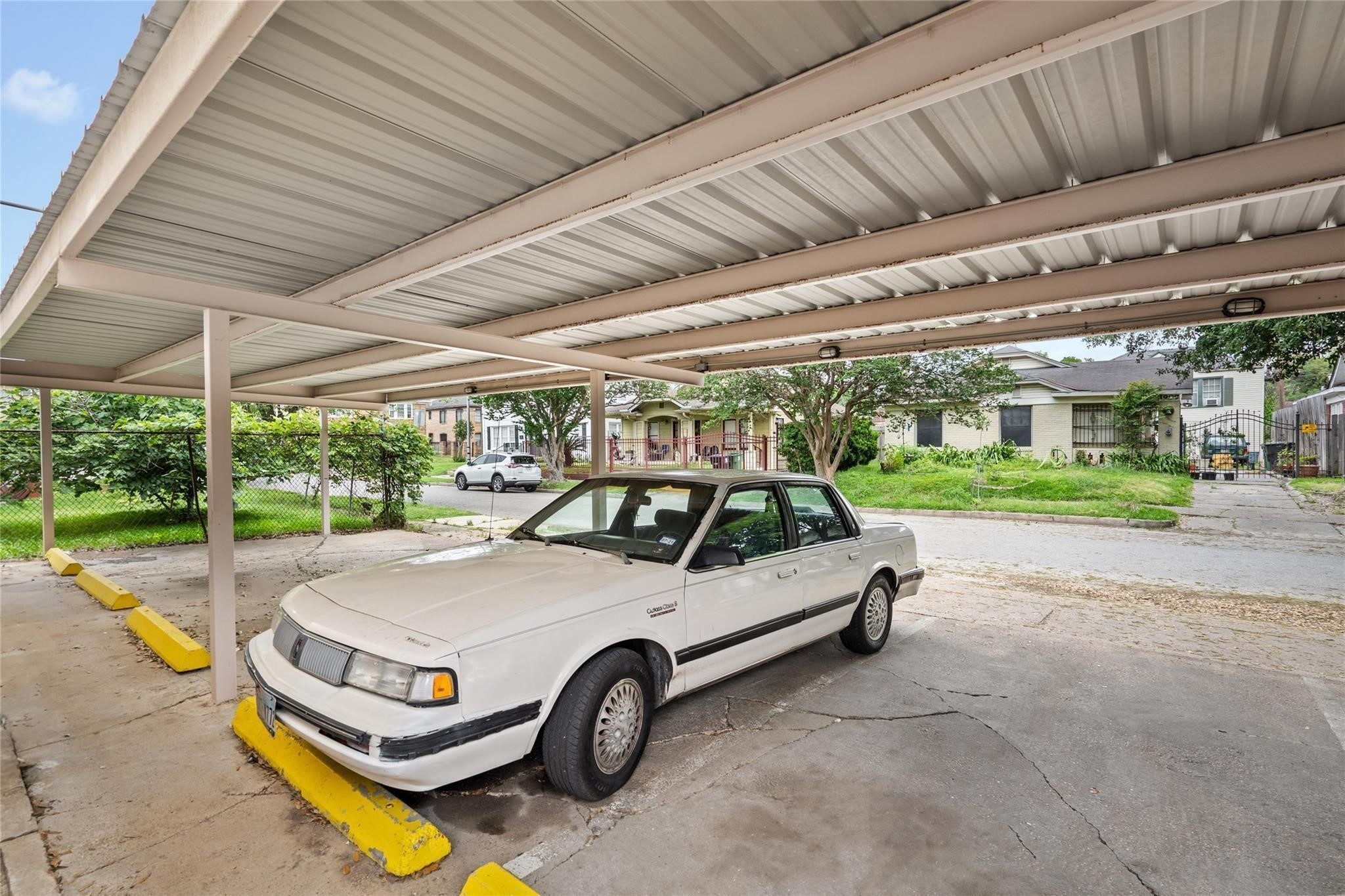 3910 Dallas Street, Unit 3 Houston, TX 77023 - Photo 7 of 8 a car parked in a garage