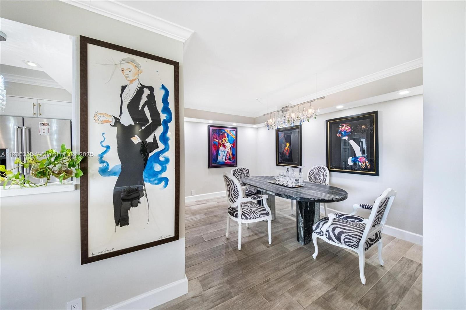 4000 Towerside Terrace, Unit 1507 Miami, FL 33138 - Photo 15 of 86 a view of a dining room with furniture and wooden floor