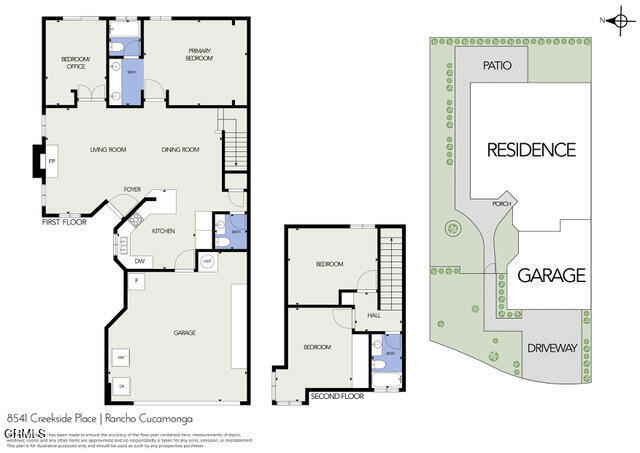8541 Creekside Place Rancho Cucamonga, CA 91730 - Photo 18 of 18 a picture of a floor plan