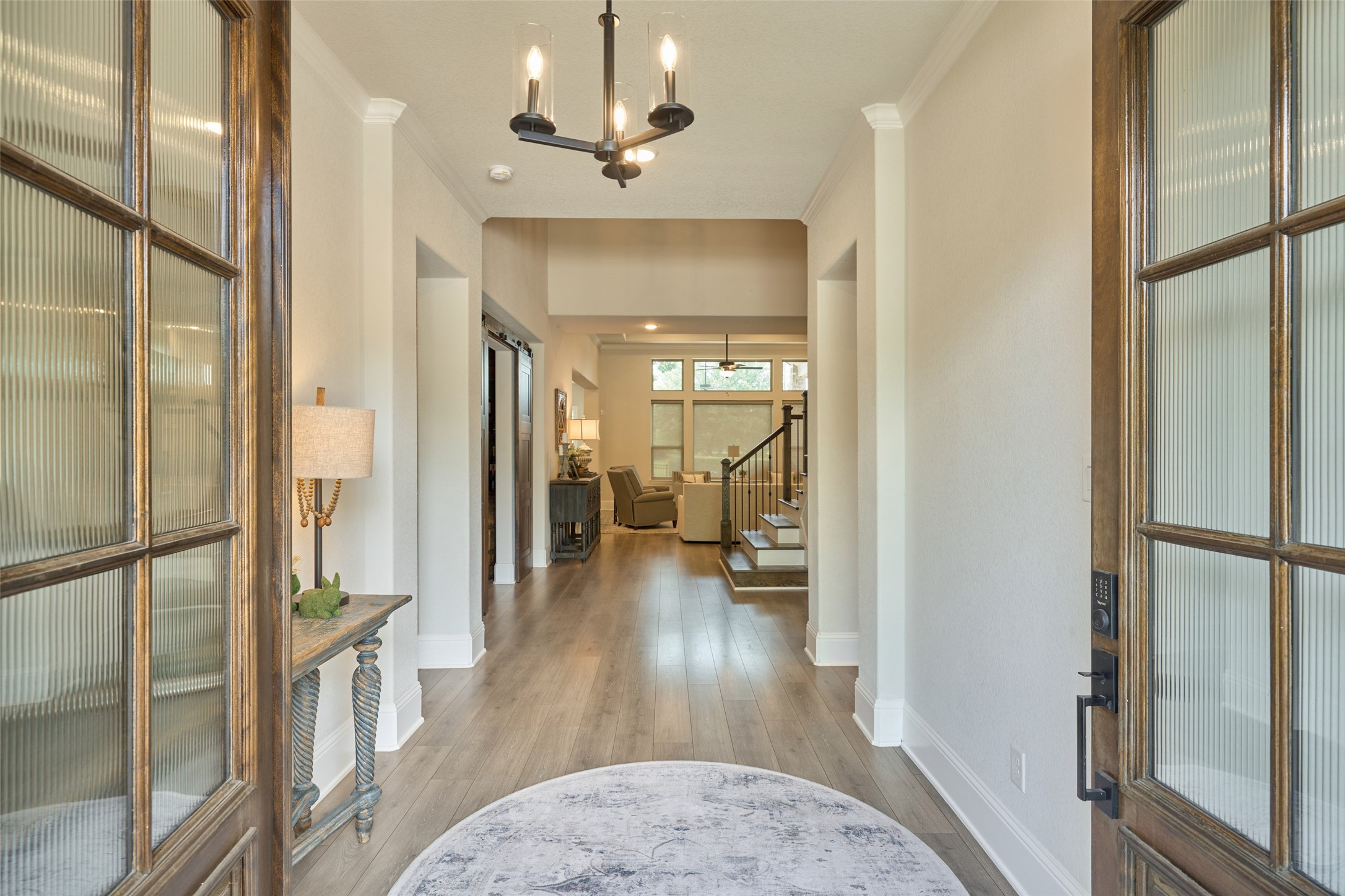 10090 South Goshawk Trail Conroe, TX 77385 - Photo 2 of 43 Beautiful property provide seamless indoor outdoor living with designer touches throughout.